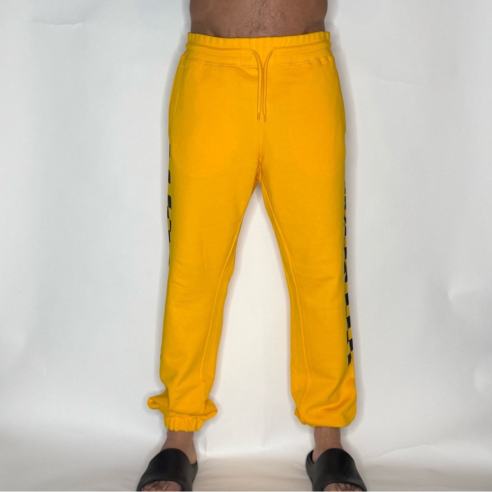 Bieber x H&M Graphic Yellow Jogger Pants